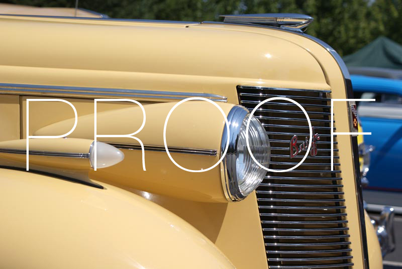 Yellow 1937 Buick