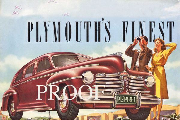 1942 Plymouth Brochure Cover