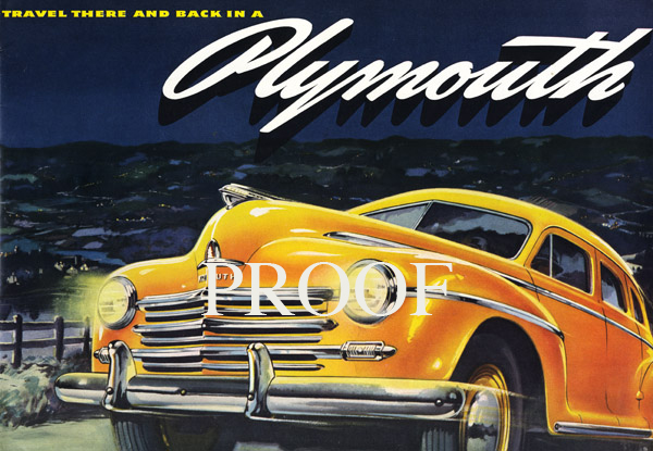 1946 Plymouth Cover